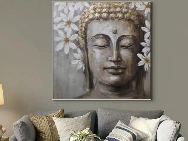 Các Bức Tranh Phật Sơn Dầu Đẹp Và Sâu Lắng