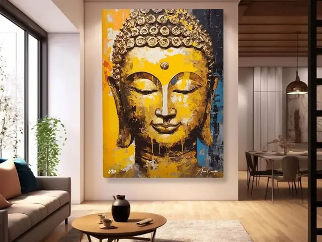 Các Bức Tranh Phật Sơn Dầu Đẹp Và Sâu Lắng