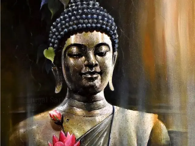 Các Bức Tranh Phật Sơn Dầu Đẹp Và Sâu Lắng