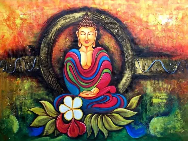 Các Bức Tranh Phật Sơn Dầu Đẹp Và Sâu Lắng