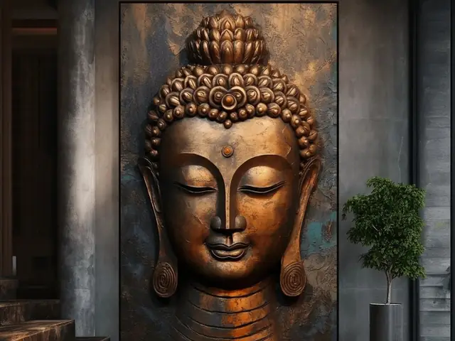 Các Bức Tranh Phật Sơn Dầu Đẹp Và Sâu Lắng