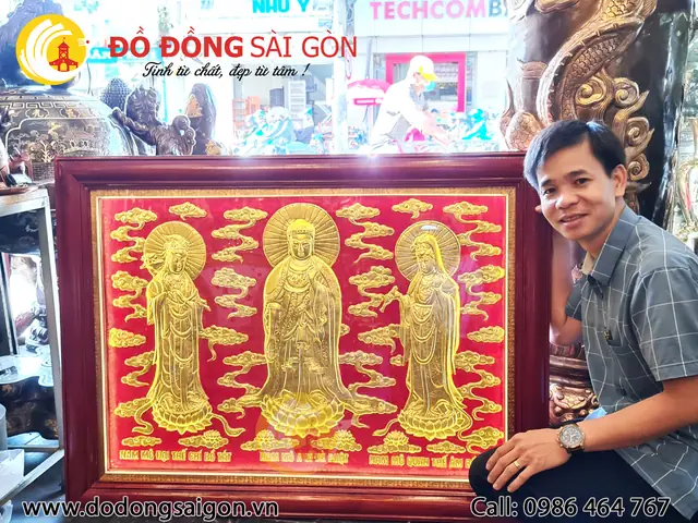 Tranh Tam Thế Phật