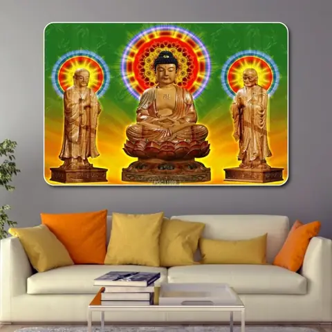 Tranh Phật Tây Phương Tam Thánh Đẹp Nhất - Chất Lượng Cao