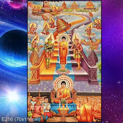 Tranh Thêu Chữ Thập Phật Thích Ca (hành Trình Giác Ngộ) Kích Thước ...