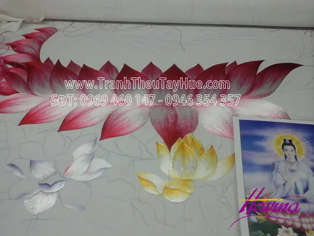 Cách Treo Tranh Thêu Phật Bà Quan Âm