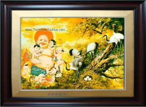 Tranh Thêu Phật Di Lặc 20