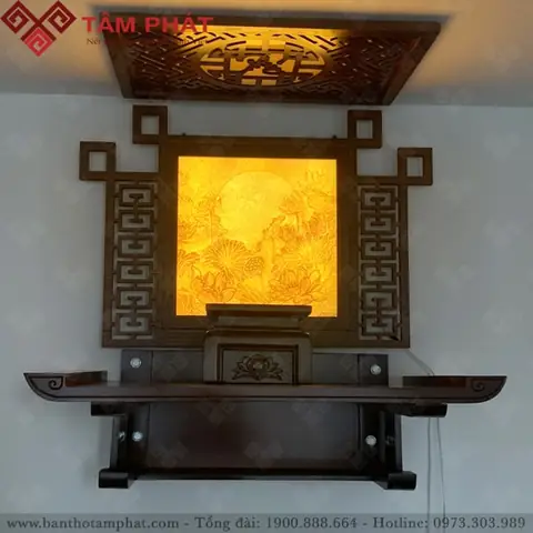 Bàn Thờ Phật Treo Tường Được Nhiều Khách Hàng Lựa Chọn