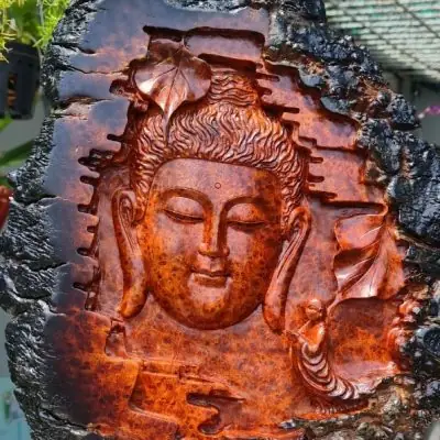 Tranh Tượng Phật Gỗ