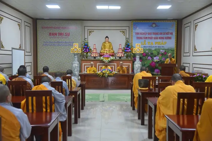 Phú Thọ: Hạ Trường Trung Tâm Phật Giáo Hùng Vương Trang Nghiêm Tổ Chức Lễ Tạ Pháp Khóa An Cư Kiết Hạ Pl.2568