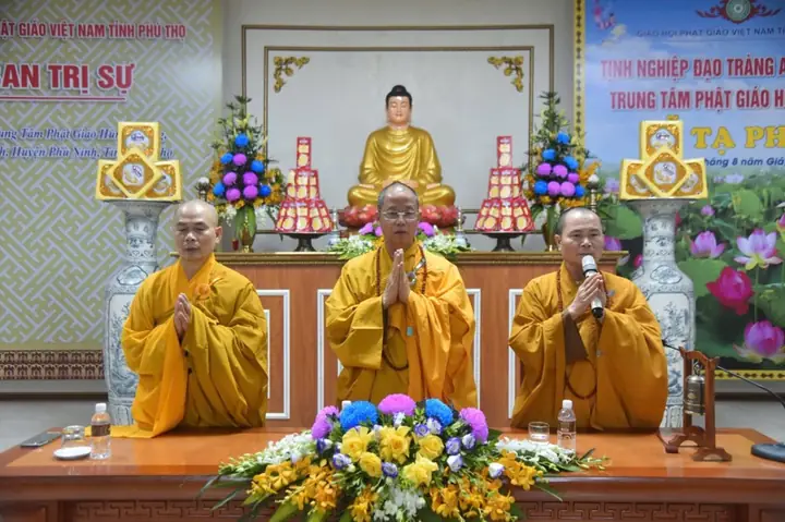 Phú Thọ: Hạ Trường Trung Tâm Phật Giáo Hùng Vương Trang Nghiêm Tổ Chức Lễ Tạ Pháp Khóa An Cư Kiết Hạ Pl.2568