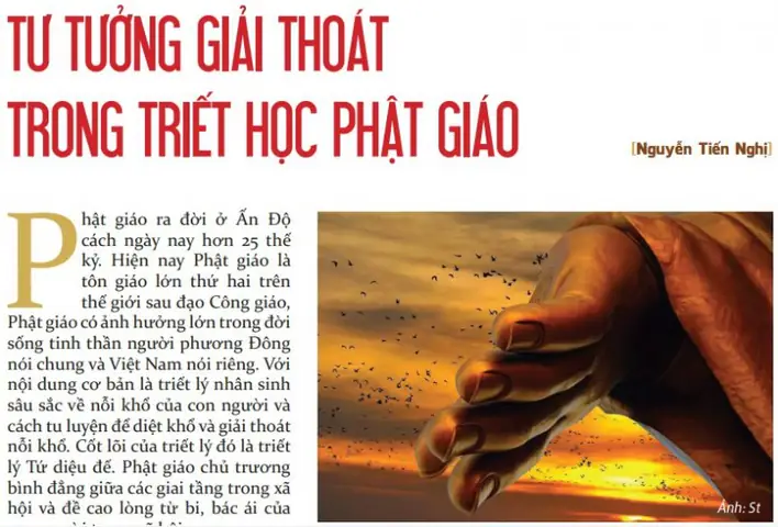 Tư Tưởng Giải Thoát Trong Triết Học Phật Giáo