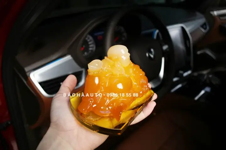 Hình Ảnh Thực Tế Tượng Phật Bạch Ngọc Ô Tô Tại Bảo Hà Auto