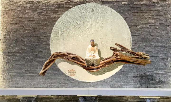 Tượng Phật Gốm Phật Sơn - Gỗ Lũa Trang Trí Treo Tường - Gt161 ...