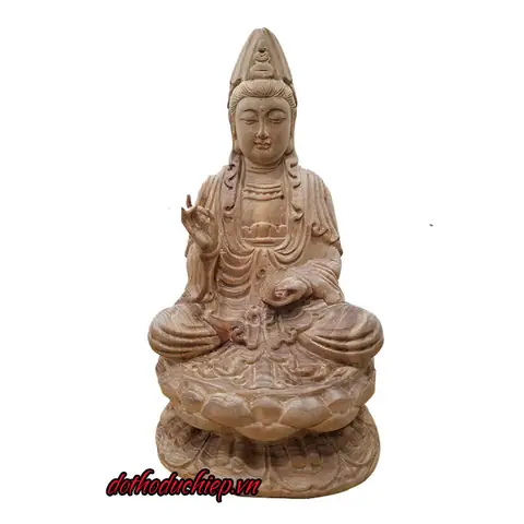 (1) Tượng Phật Bà Bằng Gỗ Hương