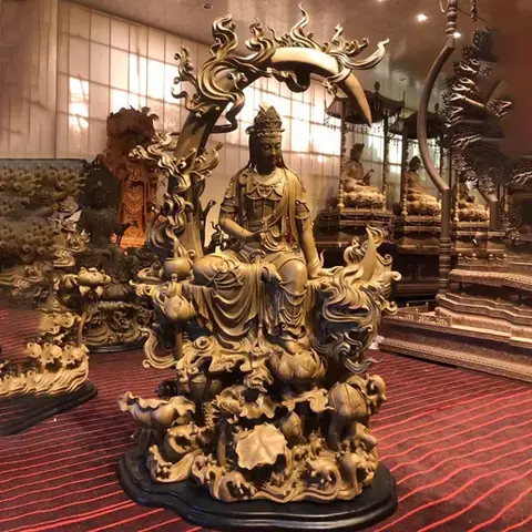 Cách Chọn Và Bảo Quản Tượng Phật Bà Quan Âm Bằng Gỗ Mít