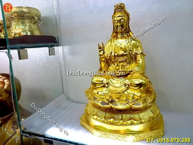 Giá Tượng Đồng Phật Bà Quan Âm Đẹp Các Kích Cỡ