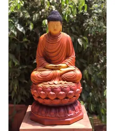 Tượng Phật Bổn Sư Thích Ca Mâu Ni Sơn Giả Cổ Gỗ Hương