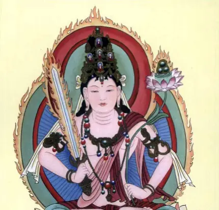 Vì Sao Văn Thù Bồ Tát Lại Cầm Kiếm Trên Tay?