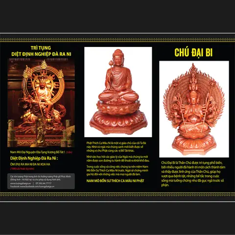 Kinh Chú Đại Bi Cầm Tay Chống Ướt, Chống Ẩm Mốc, Chống Bẩn