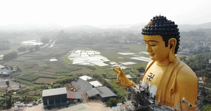 Ngắm Tượng Phật A Di Đà Lớn Nhất Đông Nam Á Đang Hoàn Thiện ...