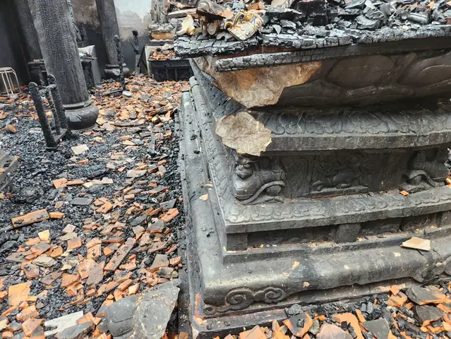 Cháy Chùa Phổ Quang, Cơ Sở Vật Chất, Tượng Phật Thiệt Hại Hoàn Toàn, Bảo Vật Quốc Gia Bị Hư Hỏng - Ảnh 2.