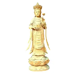 Tượng Đại Thế Chí Bồ Tát Bằng Gỗ, Trạm Khắc Tinh Xảo Giá Tốt
