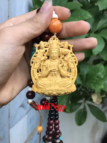 Dây Treo Ô Tô Đức Đại Thế Chí Gỗ Hoàng Dương - Mộc Gia Nguyễn