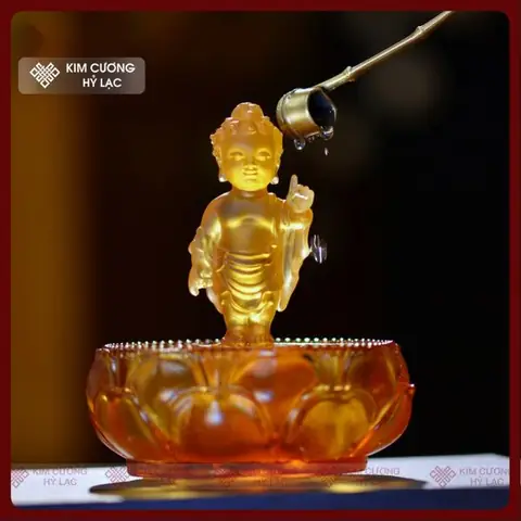 Bộ Tắm Phật Đản Sanh Mini Mật Tông [kim Cương Hỷ Lạc] Lưu Ly ...