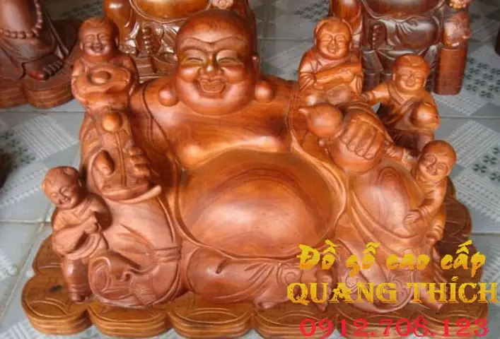 Mua Tượng Phật Di Lặc Bằng Gỗ Ở Đâu Uy Tín+ Tài Lộc+ Bình An