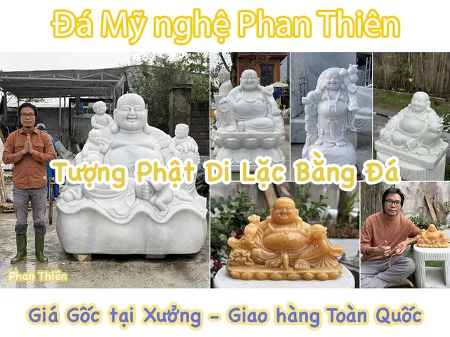 60+ Mẫu Tượng Phật Di Lặc Bằng Đá Đẹp Nhất, Được Thờ Nhiều