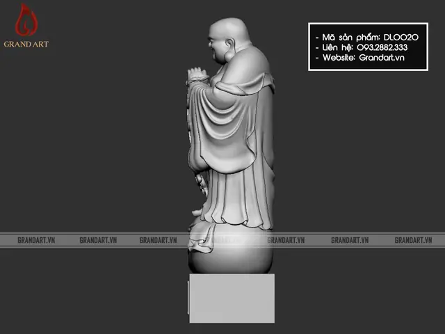 Nhận Chế Tác Tượng Phật Di Lặc Chúc Phúc - Dl0020