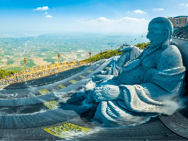 Quá Trình Xây Dựng Tượng Phật Di Lặc Núi Bà Đen