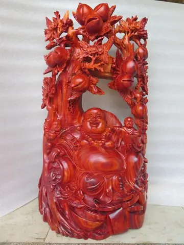 Phật Di Lặc Ngồi Gỗ Xá Xị