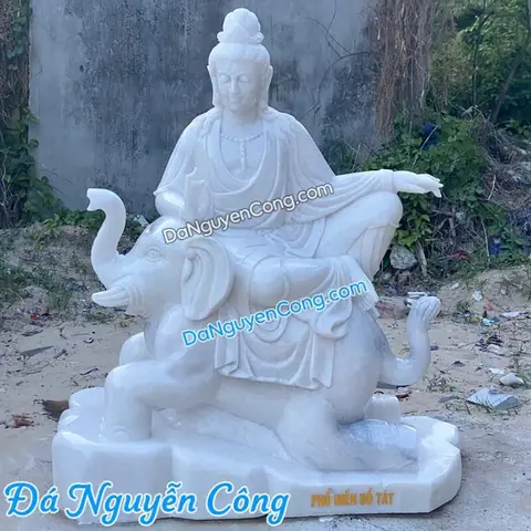 Tượng Phật Phổ Hiền Bồ Tát Bằng Đá