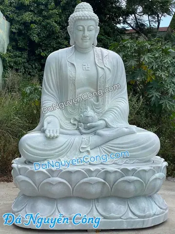 Tượng Phật A Di Đà Bằng Đá