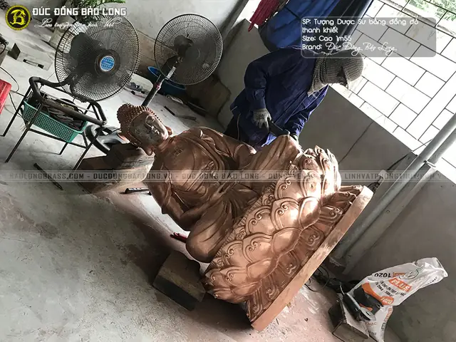 Ưu Điểm Nổi Bật Của Tượng Phật Dược Sư Bằng Đồng 1m55 Đúc Thủ Công
