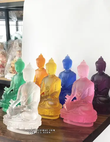 Các Mẫu Tượng Phật Dược Sư Đẹp Màu Lưu Ly Giá Rẻ Nhất