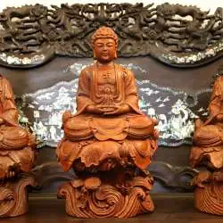 Tượng Gỗ Đẹp: Tượng Phật Quan Thế Âm (ms02)