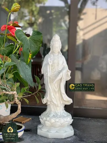 Tượng Phật Bà Quan Âm Để Bàn