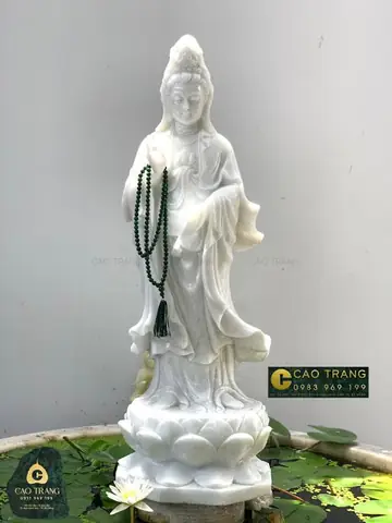 Tượng Phật Bà Quan Âm Để Bàn