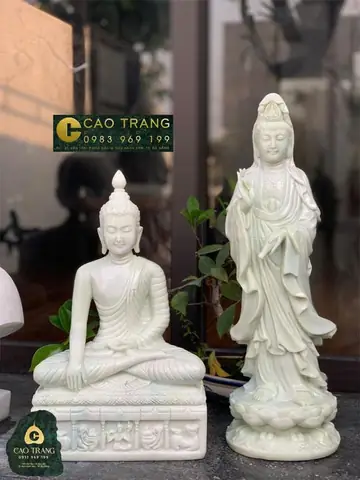 Tượng Phật Bà Quan Âm Để Bàn