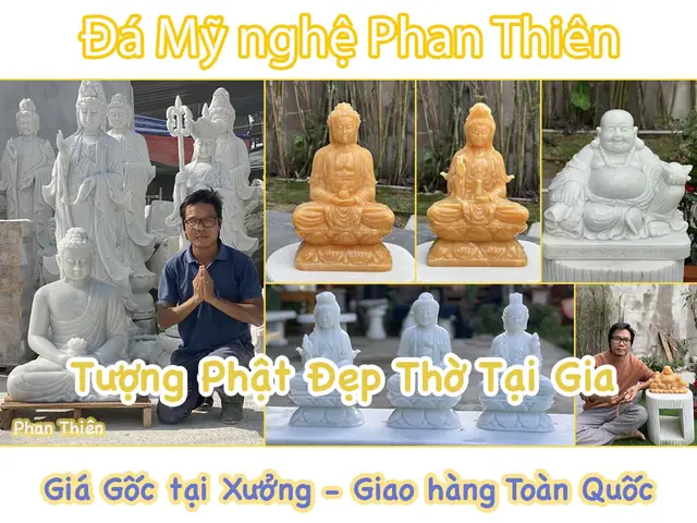 30+ Mẫu Tượng Phật Nhỏ Thờ Tại Gia Bằng Đá Đẹp Nhất, Giá Gốc Tại Xưởng