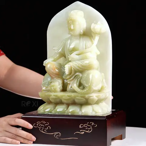 Tượng Phật Phổ Hiền Bồ Tát Ngọc Hoàng Long 38cm - 10kg