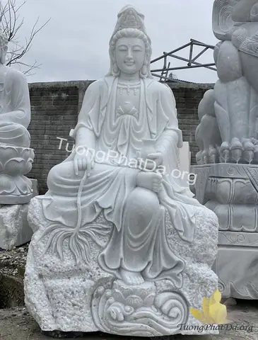 Tượng Phật Quan Âm Bằng Đá Giá Bao Nhiêu ?