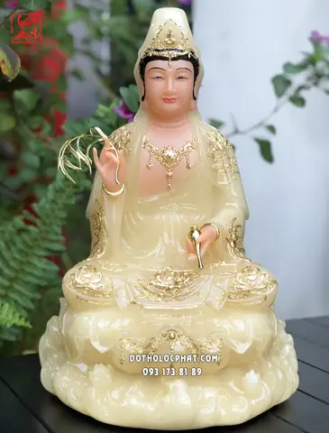 Tượng Quan Âm Bồ Tát Thạch Anh Đế Non Nước