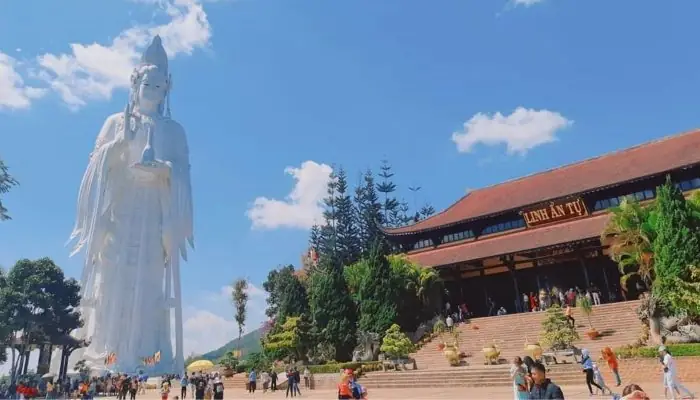Chùa Linh Ẩn Đà Lạt: Tượng Quan Âm Lớn Nhất Lâm Đồng