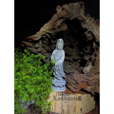 Tượng Phật Quan Âm, Tượng Phật Mini Set Tiểu Cảnh, Tượng Quan Âm