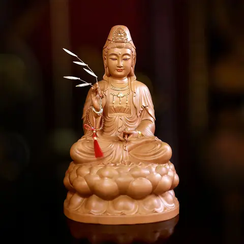 Hàng Chục Mẫu Tượng Quan Âm Ngồi Trong Tượng Phật Quan Âm ...