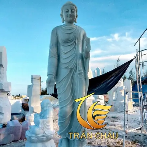 Tượng Đức Phật Thích Ca Đứng Phổ Độ Chúng Sanh - Cabistone