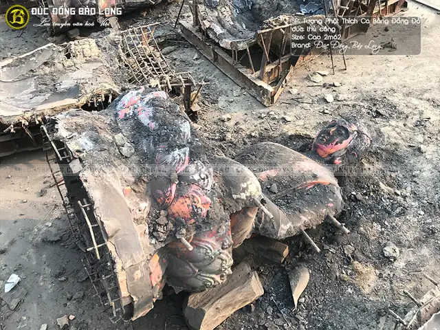 Tượng Sau Khi Dỡ Khuôn Để Làm Nguội